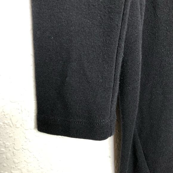 Cabi black v neck long sleeve knit tunic top size Small #125 - Picture 5 of 13